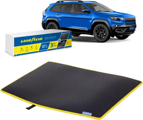Vista 9 de Goodyear Forro de tapete de carga de ajuste personalizado para Honda CR-V 2012-2016 – Forro de maletero resistente, forma de diamante, equipaje