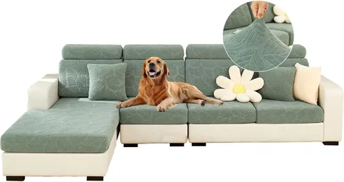 Vista 6 de Beacon Pet Funda universal para sofá resistente al desgaste, fundas elásticas para sofá mágico 2024, funda antideslizante en forma de L, funda