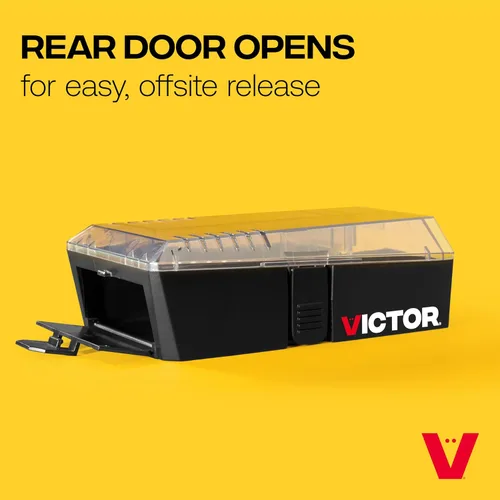 Vista 5 de Victor M335 - Trampa para ratones humanitaria Multi-Catch - Atrapa ratones humanamente, hasta 4 por configuración, trampa para ratones segura