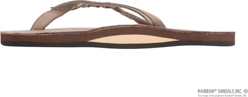 Vista 2 de Rainbow Sandals - Sandalias de piel tipo flipflops con tira trenzada modelo Flirty Braidy