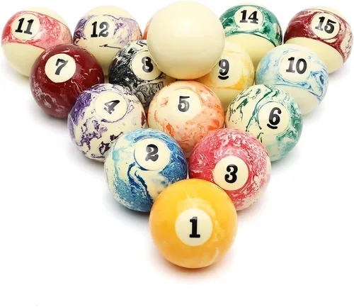 Vista 9 de CUPPA Juego de bolas de billar/bolas de billar profesional, 16 bolas completas para mesas de billar