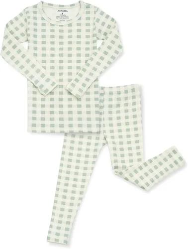 Vista 98 de AVAUMA Conjunto de pijama de algodón para bebés y niñas de 6 meses a 7 años