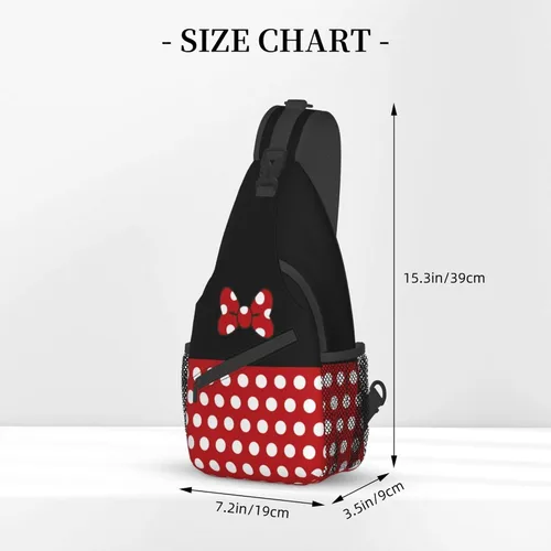 Vista 3 de Red Spider Pecho Sling Bag Casual Para Mujeres y Hombres Crossbody Sling Mochila Bandolera Bolsa De Hombro Para Viajes Senderismo Gimnasio