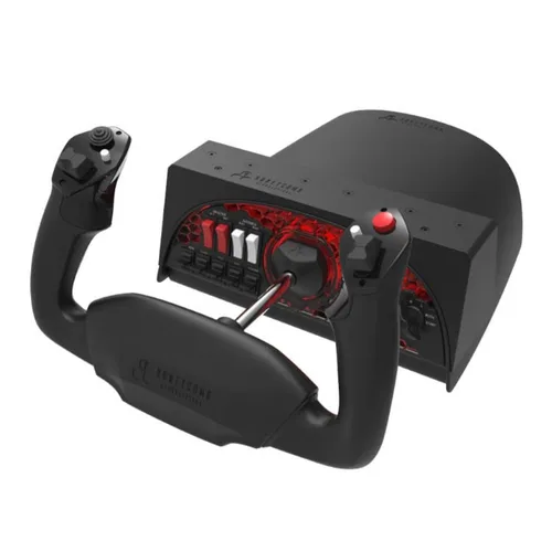 Vista 4 de Honeycomb Alpha Flight Controls Yoke with Honeycomb Aeronautical Bravo Throttle Quadrant Bundle (2 Items) (2 Items)