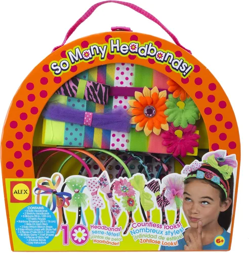 Vista 4 de ALEX, So Many Headbands!, Juguetes de bricolage para usar, 10 diademas