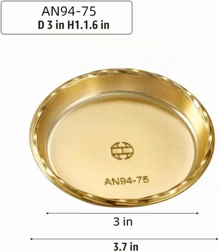 Vista 2 de Mini tableros redondos de 3 pulgadas para tartas redondas, 100 unidades, moldes circulares desechables de mousse dorado con base recubierta a prueba