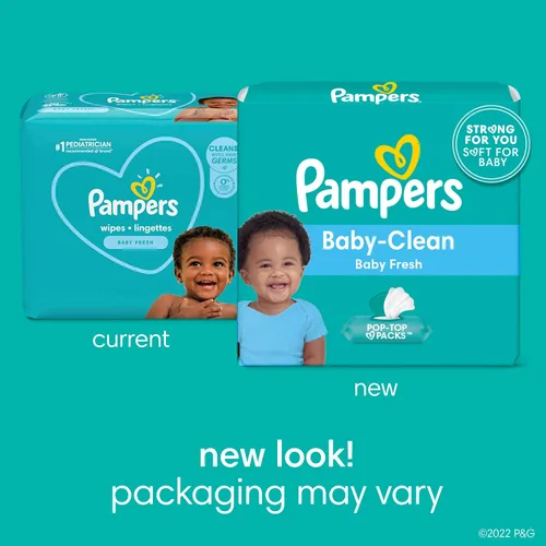 Vista 4 de Pampers Toallitas para bebés Complete Clean Baby Fresh Scent 9X 80 Pop-Top - 720 Count