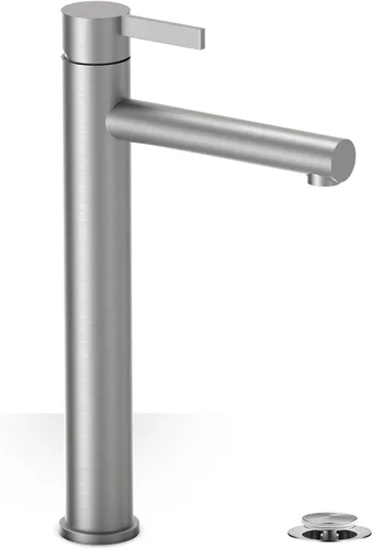 Vista 17 de Phiestina FH01-BG-V - Grifo de lavabo de baño de oro cepillado, un solo agujero, grifo alto de baño de una sola manija, con drenaje desplegable