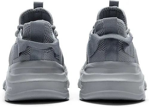 Vista 6 de Zapatos deportivos para caminar para hombre, ligeros, transpirables, informales, suela suave, cómodos, para el trabajo, gimnasio, entrenamiento
