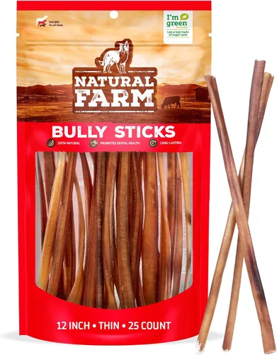 Vista 18 de Natural Farm Golosinas de colágeno trenzadas para perros (30 cm, paquete de 6), palitos de colágeno, golosinas naturales para perros, de larga