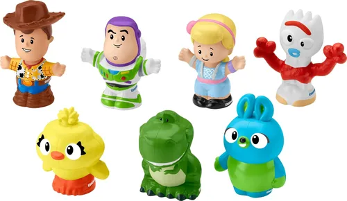 Vista 5 de Toy Story Fisher-Price Little People - Paquete de 4 figuras