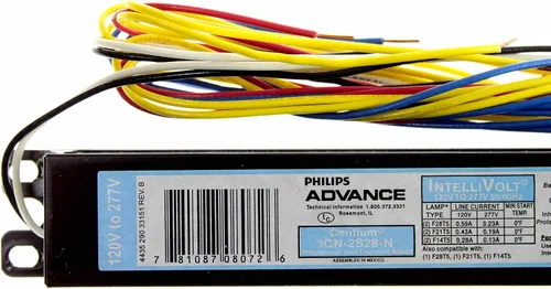 Vista 2 de Philips ICN-2S28-N Balasto electrónico Centium, 120/277V, F28T5, 2 lámparas