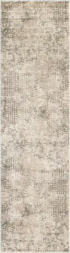 Vista 21 de Tapete Unique Loom colección Jardin para múltiples áreas, abstracta, vibrante, Polipropileno, Gris/Marrón