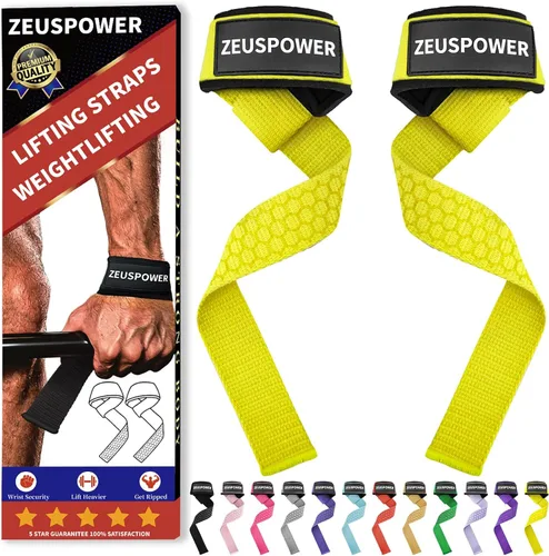 Vista 8 de Lifting Straps Wrist Straps for Weightlifting Gym Straps Weight Lifting Deadlift Workout Women Men Dumbbell Straps for Hand RDL Strap Exercise