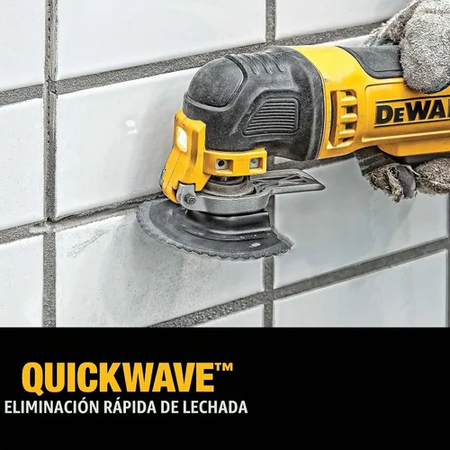 Vista 3 de DEWALT DWA4220, hoja de carburo oscilante para quitar lechada, corte rápido