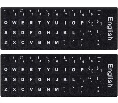 Vista 17 de 2 calcomanías de teclado árabe para computadora portátil portátil de Arabic