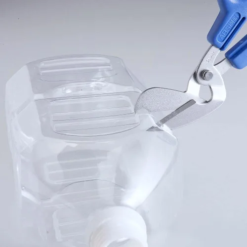 Vista 5 de CANARY Tijeras de botella de plástico 6.3 "Tijeras artesanales para botella de agua, contenedor de plástico, hechas en Japón