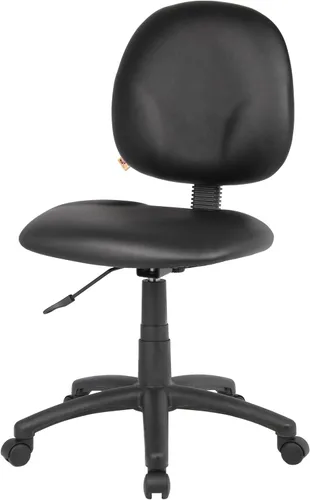 Vista 4 de Boss Office Products Silla de trabajo Dimond sin brazos en negro
