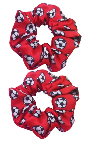 Vista 4 de Bandas elásticas para el pelo de fútbol para mujeres y niñas, accesorios para el pelo de fútbol, accesorios elásticos para cola de caballo, paquete