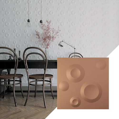 Vista 5 de Ekena Millwork WP12X12COWH Cole EnduraWall - Paneles decorativos de pared 3D de 11 7/8 pulgadas de ancho x 11 7/8 pulgadas de alto, color blanco