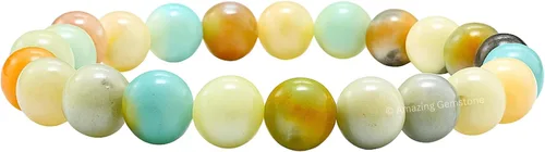 Vista 304 de Amazing Gemstone Crystal Bracelet for Women Men's Gifts - Protection Healing Crystal Bracelet - 8mm Gemstone Beaded Stretchable Bracelet Pulseras