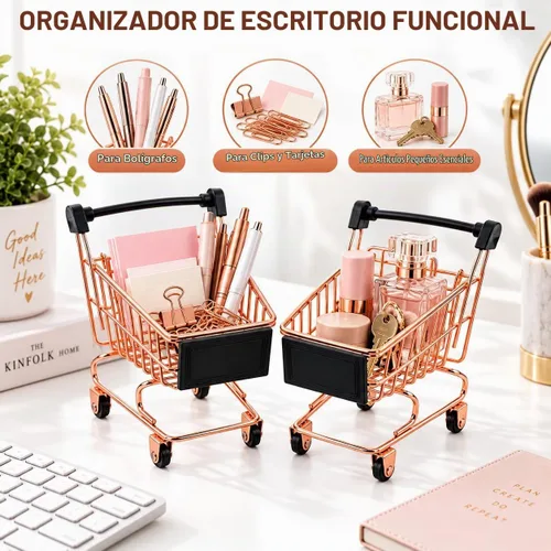 Vista 5 de Mini carrito de compras de metal, mini carrito de compras, carrito de supermercado, carrito de mano, carrito de mano, modelo de decoración