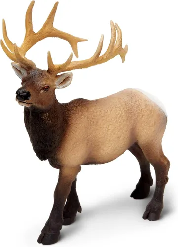 Vista 6 de Safari Ltd. Figura de toro de alce – Figura detallada de modelo de plástico de 4.75 pulgadas – Divertido juguete educativo para niños, niñas y niños