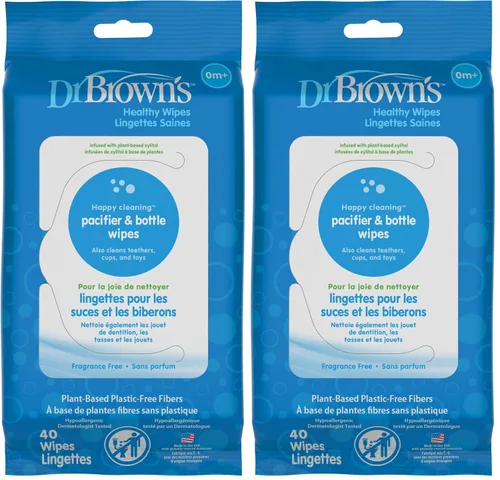 Vista 8 de Toallitas para chupete y biberón de Dr. Brown's, 40