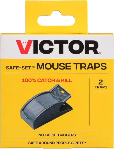 Vista 11 de Victor M070B Trampa para Ratones de Configuración Fácil y Segura Power Kill Eliminación Rápida y Limpia de Roedores - 2 Trampas para Ratones