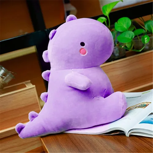 Vista 2 de VHYHCY Lindos Juguetes de Peluche de Dinosaurio, Juguetes Muñecos de Animales de Peluche de Dinosaurio Gordo, Peluche Suave de Animal de Peluche