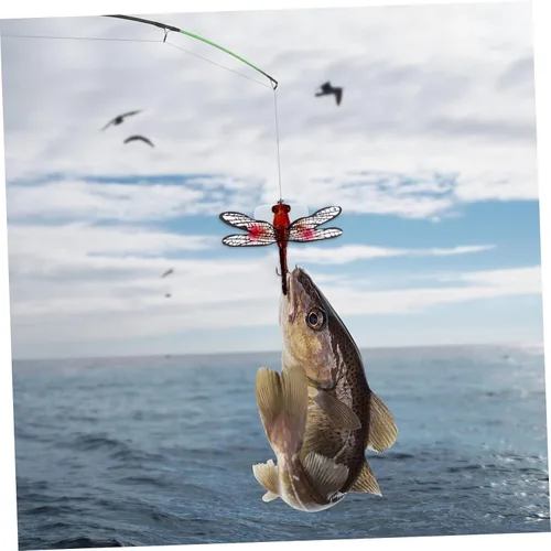 Vista 2 de VANZACK 3 unids Señuelo Libélula Pesca Anzuelos de Pesca Equipo Equipo de Pesca Bass Equipo de Pesca Bass Señuelos de Pesca Agua Salada Señuelos