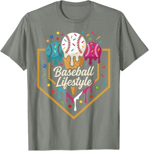 Vista 75 de Baseball Life Style Camiseta