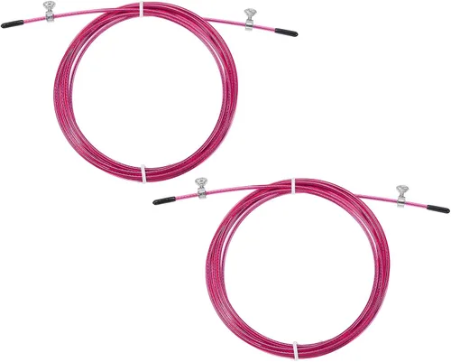 Vista 12 de PATIKIL Cable de repuesto de cuerda de salto de velocidad, alambre de acero de cuerda de salto profesional Reemplazar para cuerdas de salto de alta