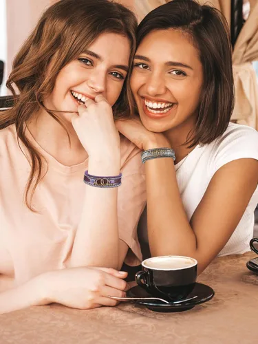 Vista 6 de Long tiantian Heart Leather Bracelets for Women Boho Western Jewelry for Women Cowboy Vintage Jewelry PinkRed Wrap Cuff Bracelets Valentines Day