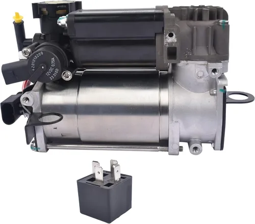 Vista 3 de Bomba de Compresor de Suspensión Neumática Airmatic Compatible con 2000-2009 Mercedes Benz W220 W211 W219 S211 2113200304