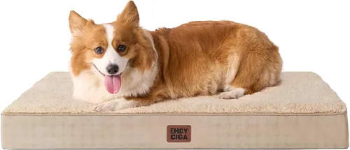 Vista 49 de EHEYCIGA Camas ortopédicas para perros, cama para perros con funda extraíble lavable, todos los tamaños de perros