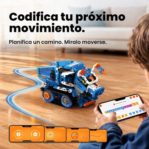 Vista 6 de Sillbird Kit de robot de construcción con control remoto, regalos STEM