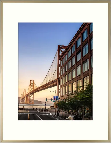Vista 32 de Frametory, Portarretratos de aluminio negro de 6 x 8 pulgadas, juego de 1, ideal para mostrar fotos de 5 x 7 con paspartú o 6 x 8 sin paspartú
