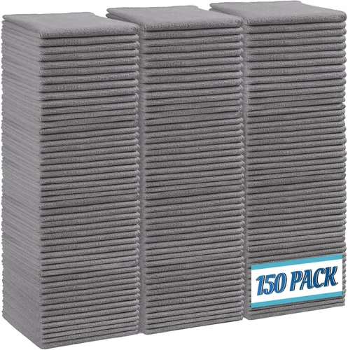 Vista 53 de HOMEXCEL Paño de limpieza de microfibra, toallas de microfibra de alta calidad para automóviles, sin pelusas, sin arañazos, altamente absorbente