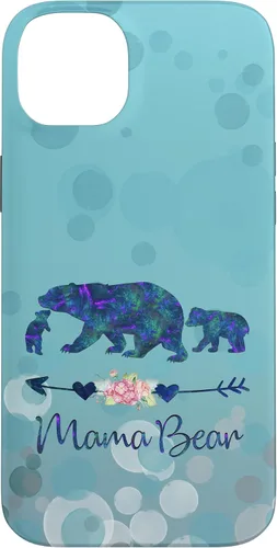 Vista 15 de iPhone 12 Pro Max - Carcasa para iPhone 12, diseño floral, color azul claro