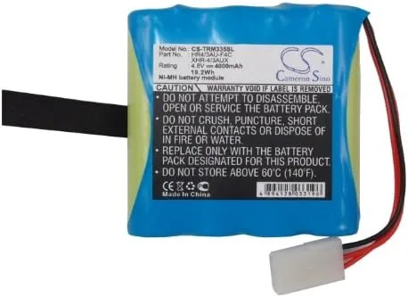 Vista 5 de Batería Xsplendor de 4000 mAh para Trimble GIS TSCe, H-075-335-200R-032, Range PN A075-2003, E-0191, HR4/3AU-F4C 19.20Wh
