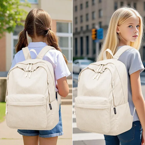 Vista 2 de ZUBOND Mochila para niñas y niños escolares, ligera, para adolescentes, estudiantes universitarios, mujeres y hombres, bonita mochila grande