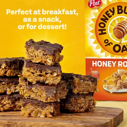 Vista 9 de Miel manojos de avena Honey Roasted, 2.1-ounce (12 unidades) Desayuno o merienda fácil para llevar