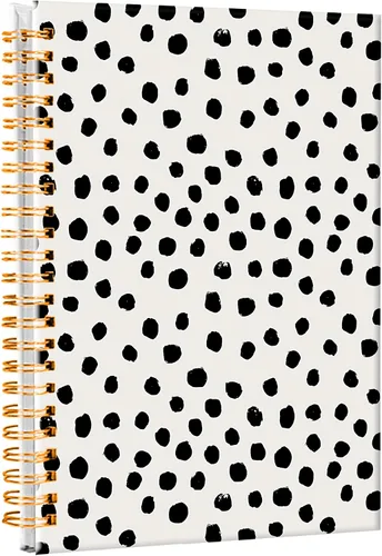 Vista 8 de iampanda Cuaderno de diario en espiral, encuadernación fuerte de doble alambre con papel de primera calidad para niñas y mujeres, 60 hojas A5 a