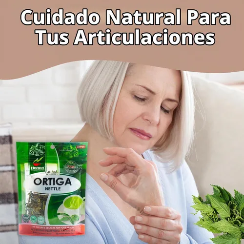 Vista 2 de Hanan Té de ortiga Hierba de hoja suelta 1.06 oz Té de ortiga seco totalmente natural, Te de Ortiga de Perú - Hierbas y suplemento 1.06 oz