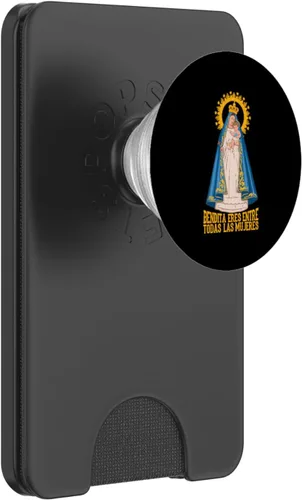 Vista 7 de Virgen de la Caridad del Cobre. Bendita entre las mujeres. PopSockets PopGrip intercambiable