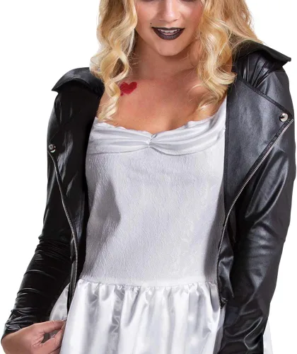 Vista 4 de Disguise Disfraz de novia de Chucky Deluxe para mujer