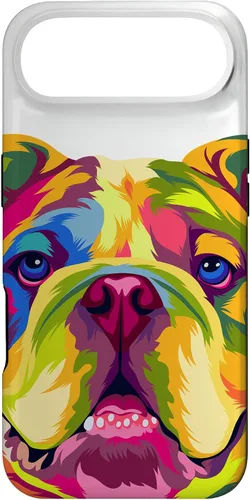 Vista 16 de Pop Art English Bulldog Dog Lover Bulldog Case for iPhone 17