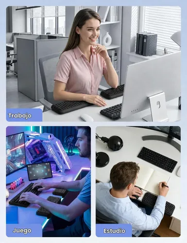 Vista 6 de Vaydeer 2 almohadillas para coderas, reposamuñecas en forma de L, cojín