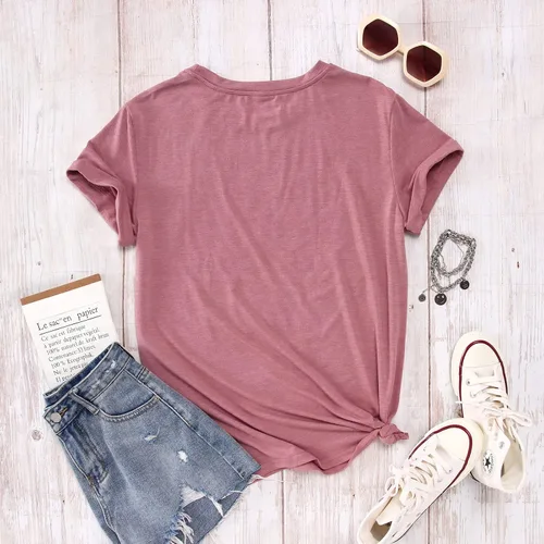 Vista 3 de AG AGUU Camiseta de verano cruel con música country para mujer, camiseta holgada de manga corta, casual, trajes de concierto de campo